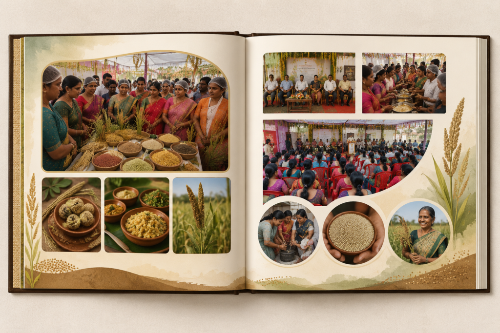 Create family memory album for first step ceremony