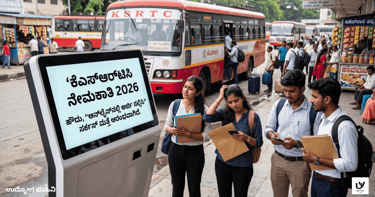 ಕೆಎಸ್‌ಆರ್‌ಟಿಸಿ ನೇಮಕಾತಿ