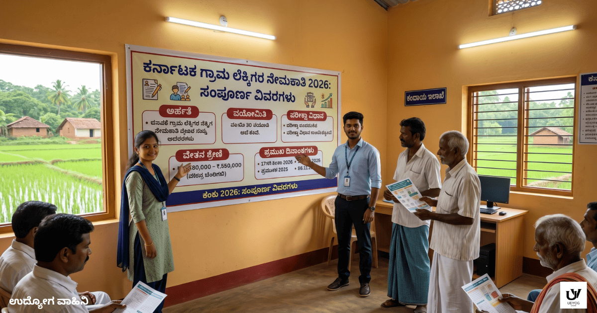 ಗ್ರಾಮ ಲೆಕ್ಕಿಗರ ನೇಮಕಾತಿ